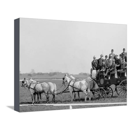 Furniture Sale Louisville Ky Gov. Beckham and Party at the Races, Derby Day, Louisville, Ky. Stretched Canvas Print Wall Art ()