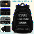 thumbnail image 3 of Herdesigns Custom Backpack for Men Women, Custom Personalized Text Image Backpack, Customize Travel Laptop Backpack, 3 of 8