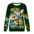 thumbnail image 4 of Sudadera Para Mujer Sudaderas de Cuello Redondo Estampado de Moda Manga Larga Cómoda Transpirable Sudadera de Cuello Redondo Odeerbi  ODB131878, 4 of 5