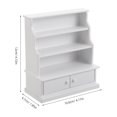 thumbnail image 2 of WHAMVOX Tiny Bookshelf with Mini Books - Rectangular Storage for Children's Room 1 Pcs, 2 of 8
