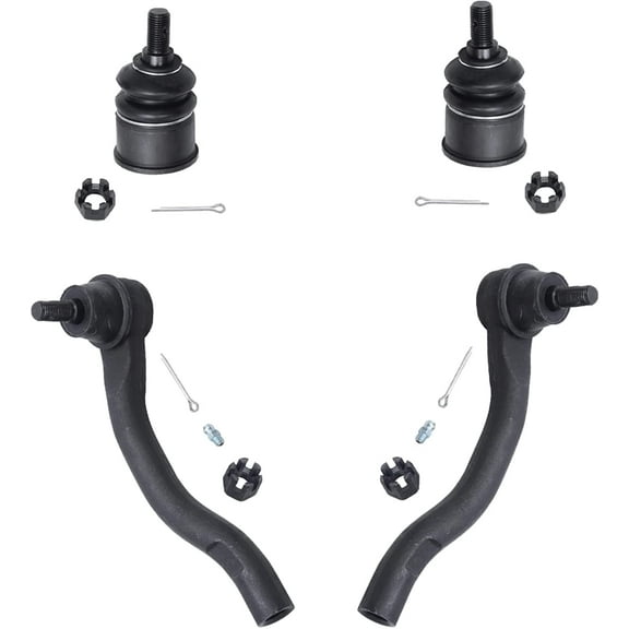 Detroit Axle - Front Tie Rods Ball Joints for 2008-2012 Honda Accord, 2009-2014 TSX, Outer Tie Rod Ends Lower Ball Joints 2010 2011 Replacement
