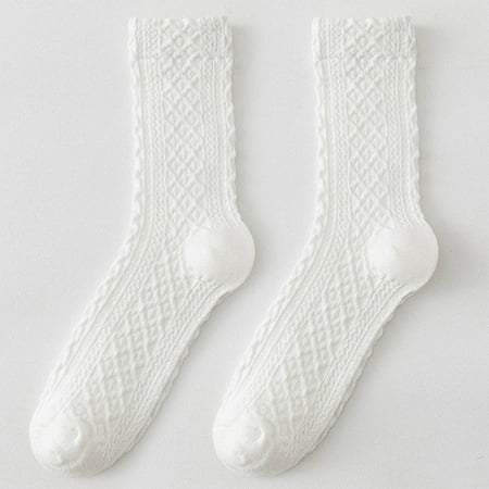 

Women Autumn And Winter Matching Thickened Warm Mid Tube Socks Women Thick Socks