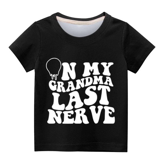 Utoimkio Kids Boys Girls Casual Short Sleeve Tops Crewneck T-Shirts Summer Casual Tee Tops for Boys Girls 3-14 Years