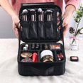 thumbnail image 2 of Partición desmontable, bolsa de maquillaje portátil, tamaño pequeño, portátil, bolsa de almacenamiento de maquillaje simple coreana, viaje y maquillaje, 2 of 5