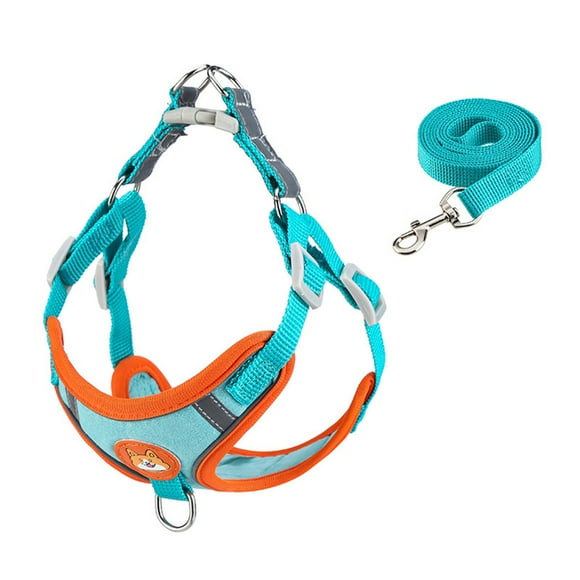 Pet Harness Leash,Pet Harness Leash Reflective Pet Vest Leash Set Pet Harness Leash Set Remarkable Clarity