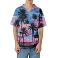 thumbnail image 4 of Yiaimeir ‌Men's Printed Pocket T-Shirt V-Neck Short Sleeve Carefree Summer Style‌, 4 of 4
