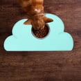 thumbnail image 4 of WEUVEB 2Set Durable Cat Feed Mat Silicone Pink Anti-Slip Pet Food Pad, 4 of 8