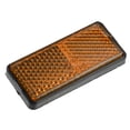 thumbnail image 1 of Unique Bargains Universal Reflector 56x26mm for Motorcycle Scooter Bicycle Safety Spoke Reflective with Screw Orange, 1 of 6