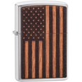thumbnail image 1 of Zippo 29966 Woodchuck USA American Flag Metal Windproof Lighter, 1 of 5