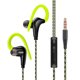 thumbnail image 1 of Auriculares deportivos de 3,5 mm Auriculares estéreo impermeables para correr Auriculares con cancelación de ruido para teléfonos inteligentes Auriculares para juegos con micrófono, verde Advancent EL005016-02, 1 of 2