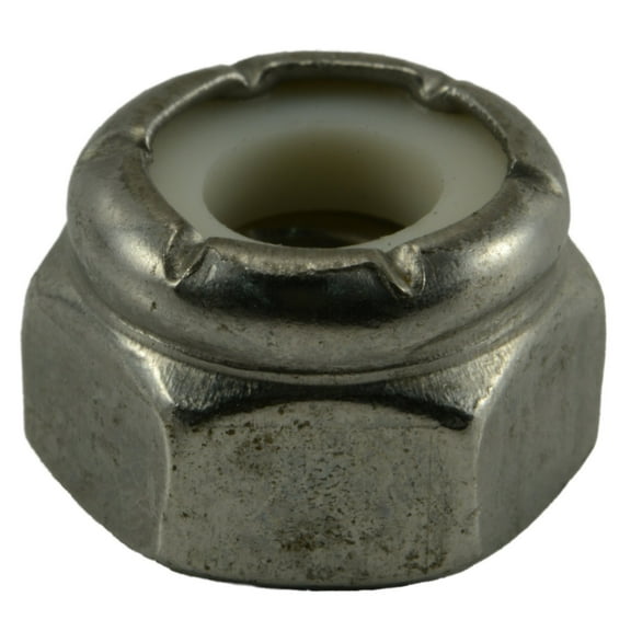 1/4"-20 18-8 Stainless Steel Coarse Thread Nylon Insert Lock Nuts LNSS-143