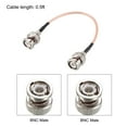 thumbnail image 2 of Uxcell BNC Male to BNC Male Coax Cable RG316 Low Loss RF Coaxial Cable 50 ohm 0.5 Feet, 2 of 5