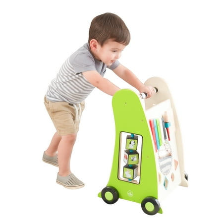KidKraft Toddler Push Along Play Cart - Colorful Toys for Kids, Musical Toys, Walking Toys, Interactive Multi Use Walking Baby