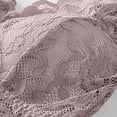 thumbnail image 4 of Rvasteizo Women Solid V Neck Lace Bandeau Tank Tops with Padded Chest Sleeveless Tee, 4 of 4