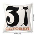 thumbnail image 5 of CNKOO Decorations Pillow Case Throw Pillows Cover Spider Web Cat Skull Pillow Case Decorative Cushion Case, 5 of 5