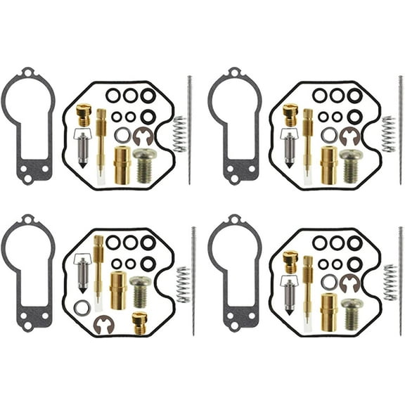 munirater 4 Pack Carburetor Rebuild Kit Replacement for 1977 1978 CB750F 1978 CB750K