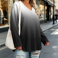 thumbnail image 5 of Bixock Plus Size Women Maternity Tops Long Sleeve Shirts V Neck Loose Casual Pregnant Blouse Soft Comfortable Daily Wear Maternity Clothings, 5 of 7