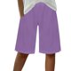 thumbnail image 1 of Pantalones Cortos Casuales de Color Sólido Capri, Mezcla Cómoda de Poliéster para el Hogar Y el Uso Diario, 1 of 9