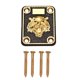 thumbnail image 1 of 1 Set de Placa de Cuello de Guitarra para Reemplazo Eléctrico Dorado, 1 of 8