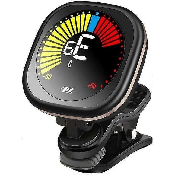 Guitar Tuner,Rechargeable Clip-on Tuner Digital Tuner Ukulele Tuner Chromatic