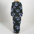 thumbnail image 4 of Pyjama pour Filles, Combinaison de Nuit Chaude d'Hiver à Manches Longues avec Capuchon, Combinaison Pyjama pour Filles, 4 of 6