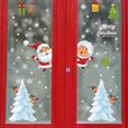 thumbnail image 3 of Pegatinas extraíbles de Navidad para ventana, calcomanías de PVC estáticas de copos de nieve, Papá Noel y alce, para pared, fiesta de año nuevo, decoración de vidrio para el hogar, 3 of 4