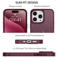 thumbnail image 2 of GUAGUA Case for iPhone 15 [Compatible with Mag-safe],6.1 inch Translucent Matte Slim Tpu Pc Anti Slip Full Protective Case,Shockproof Magnetic Case for iPhone 15 6.1",Red, 2 of 9