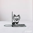 thumbnail image 4 of C-Craft Stainless Steel Yorkshire Terrier Dog Bookend, Adjustable, 5 Inch for Home Office, 4 of 5