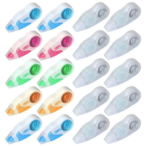 20 Pack Correction Tape Mini White Out Tape Cute Writing Tape for