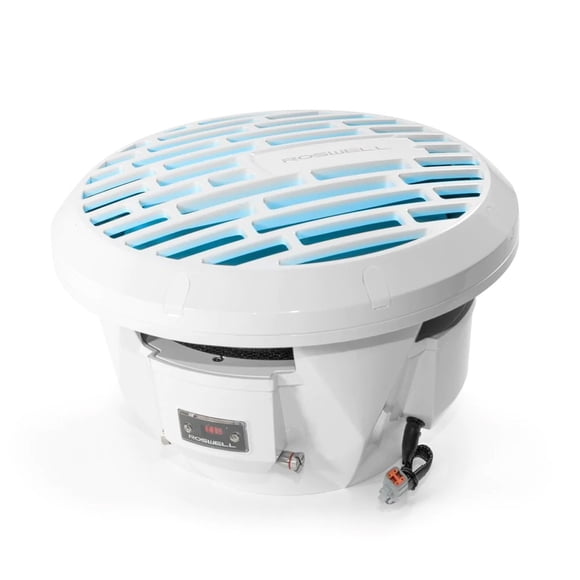 Subwoofer Roswell R1 12 de 500 W RMS y 1000 W de potencia máxima, color blanco