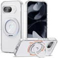 thumbnail image 1 of Compatible with Google Pixel 9a Case with 360° Magnetic Ring Stand [Compatible with Mag-Safe] Shockproof Translucent Phone Case for Google Pixel 9a 6.3", 1 of 7