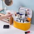 thumbnail image 4 of Bolsa de maquillaje grande, organizador, bolsas de maquillaje multifuncionales, artículos de tocador y cosméticos, bolsa de almacenamiento, 4 of 5