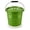 Green Grass, variant on Novomoskovsjka Posuda Ivory Enamel Cylindrical Bucket with Lid and Plastic Bottom Protection 12.7 Qt (12 L) Enameled Steel Kitchen Pail for Pickling Storing Water Grains Tools