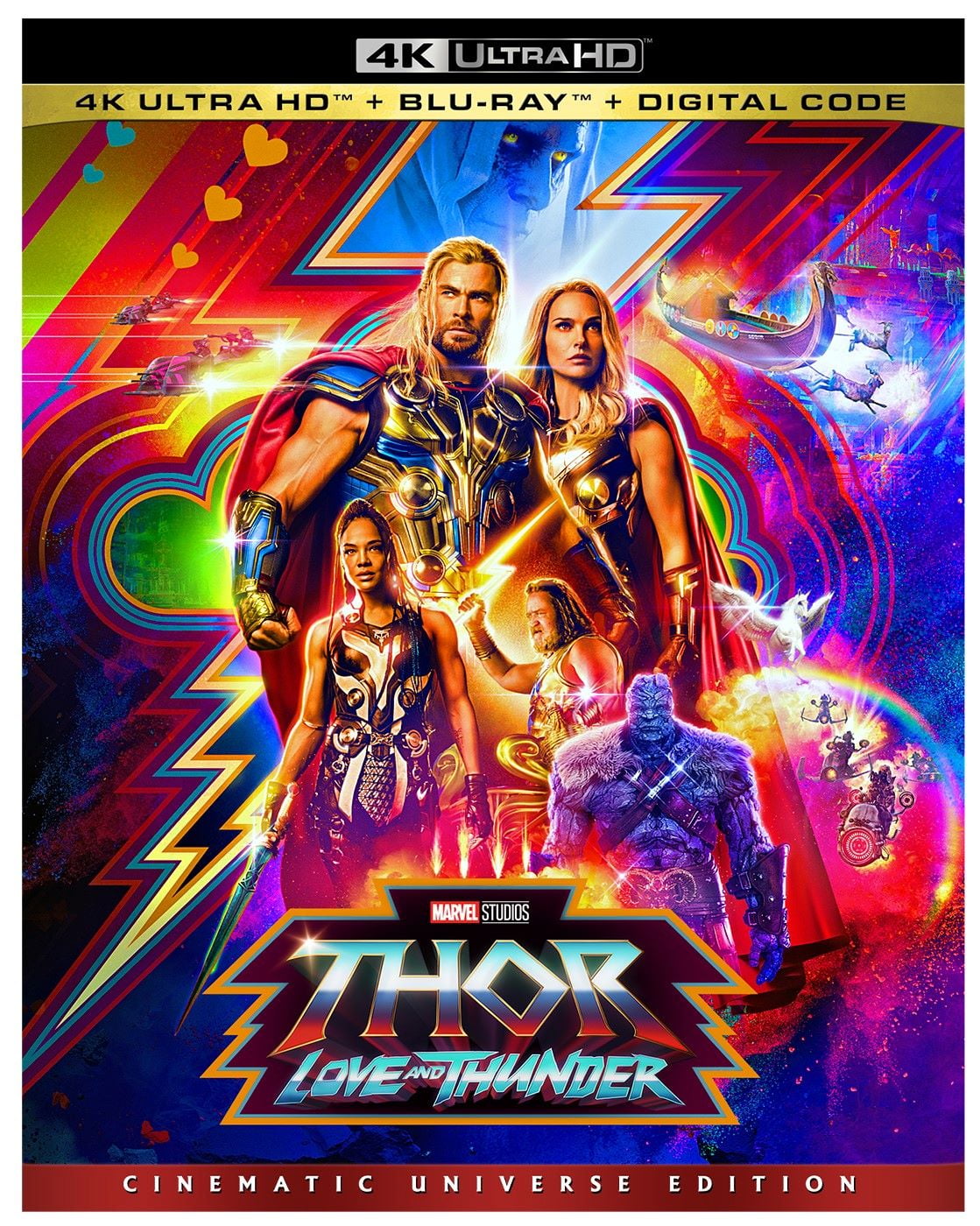 Marvel Thor: Love and Thunder (4K Ultra HD + Blu-ray + Digital Code)