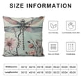 thumbnail image 5 of SHANXI Throw Pillow Covers Home Decor Flower Summer Pillow Cases Decorative 12x12in, 5 of 5