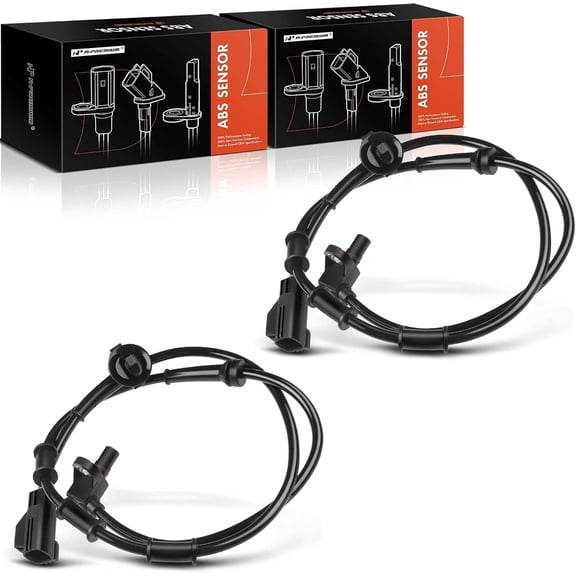 A-Premium 2PC Set Front ABS Wheel Speed Sensor Compatible with 2002 2003 2004 2005 Dodge Ram 1500 Pickup, Front Driver & Passenger Side, Replace# 5083204AA, 5083204AB