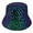 Black/Green/Purple, variant on Top Headwear Fashion Sequin Bucket Hat - Black/Purple/Green