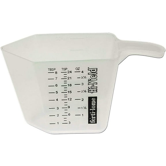 Fertilome Measuring Cup - BPA-Free Plastic, Clear - 1 Qt