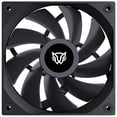thumbnail image 3 of Ventilador Gamer BALAM RUSH EOLOX GLAZIAR EXG77 120mm Aspas Aerodinámicas PWM 4 pin 2000RPM Negro BR-942164, 3 of 6