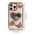 thumbnail image 2 of Klonfd Glitter Bling Heart For IPhone Compatible With Wireless Charging, 2 of 5