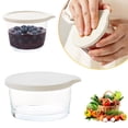 thumbnail image 5 of Small Food Storage Container,Glass Bowls with Airtight Lids,Airtight Leak Proof,Stackable Custard Cups Prep Bouillon Cups and Mixing Bowls For Dips Candy Dessert,Microwave Safe(White 10x5cm), 5 of 7