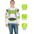 thumbnail image 5 of MAD ENGINE Buzz Lightyear White Long Sleeve T-Shirt For Men’s & Women’s, 5 of 6