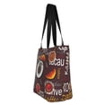 thumbnail image 3 of Kdxio A Cup Of Black Coffee On A Saucer Women Reusable Grocery Bags Foldable Ripstop,Reusable Shopping Bags for Shopping,Gym,Gift, 3 of 7