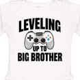 thumbnail image 4 of Inktastic Leveling Up to Big Brother Boys Long Sleeve Baby Bodysuit, 4 of 5