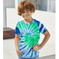 thumbnail image 4 of Aideaone Boys Girls Tie Dye Shirt Hippies Senior Rainbow Tees T Shirts for Kids 4-14 Years, 4 of 7