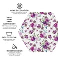 thumbnail image 3 of Pofeuu Violets Flowers Print Coasters for Drinks, 4Pack PU Leather Coasters, Bar Drink Coasters for Tabletop Protection, Furniture from Damage-Hexagon, 3 of 6