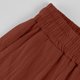 thumbnail image 4 of Pantalones de nueve puntos informales, a la moda, sexys, cómodos, frescos, transpirables, con cordones, sueltos, de color sólido, para mujer, vino/S, 4 of 6