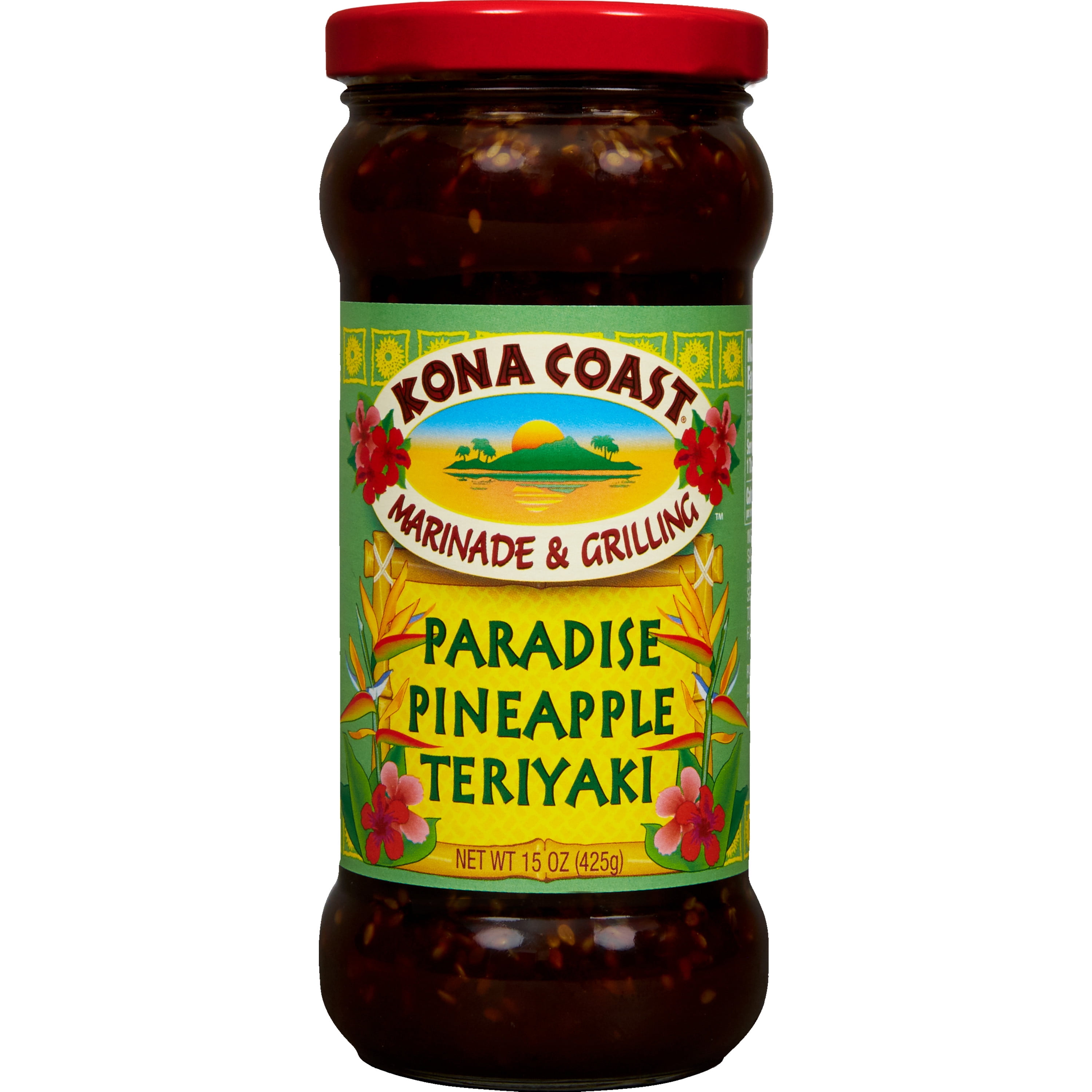 Kona Coast® Paradise Pineapple Teriyaki Marinade 12 fl oz Jar
