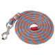 thumbnail image 2 of Cuerda para correa de caballo, cuerda trenzada multiusos para caballo, ganado, mascota con gancho grande de aleación atrevida, 13 pies de largo, azul y naranja, 2 of 5