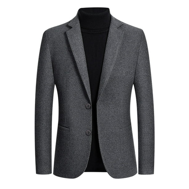 BELLZELY Blazers for Men Big and Tall Clearance Men's Casual Single